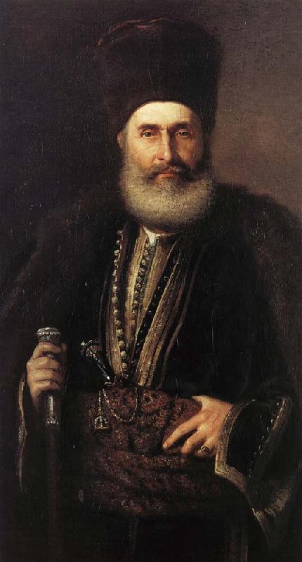 Nicolae Grigorescu Portrait of the Great Boyar Nicolae Grigorescu oil painting picture